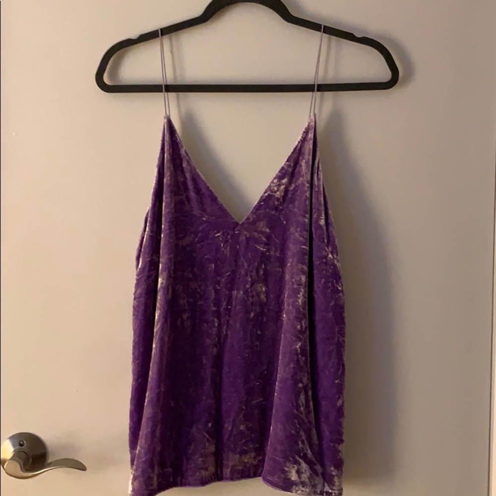 Velvet tank top